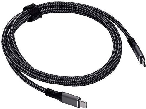 Akyga USB-C Thunderbolt Kabel Schwarz AK-USB-34 Länge: 1,5 m - Bild 1