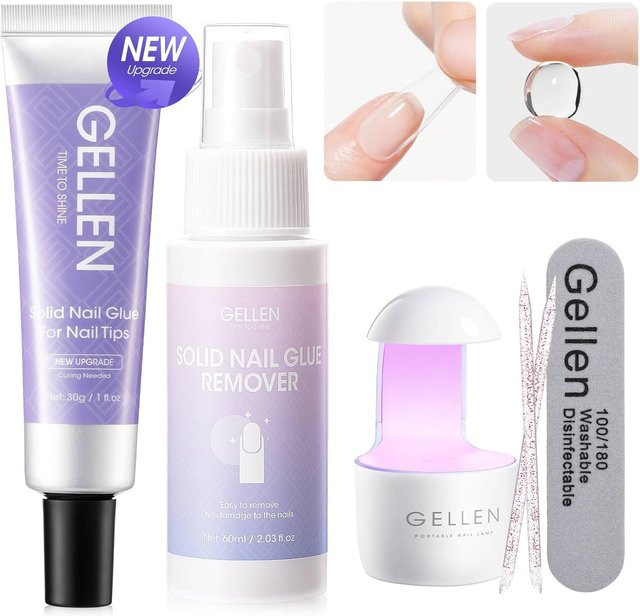 GELLEN Polygel Nagelkleber, 30g, Glänzend - Bild 1