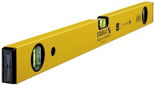 Stabila Wasserwaage Type 70-2 aus Aluminium in Gelb, Länge: 60 cm - Bild 1