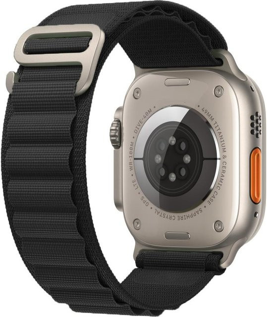 Alpine Loop Strap Sportarmband, Schwarz, Unisex, Textil/NATO - Bild 1