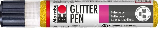 Marabu Glitter Pen in Gelb - Bild 1
