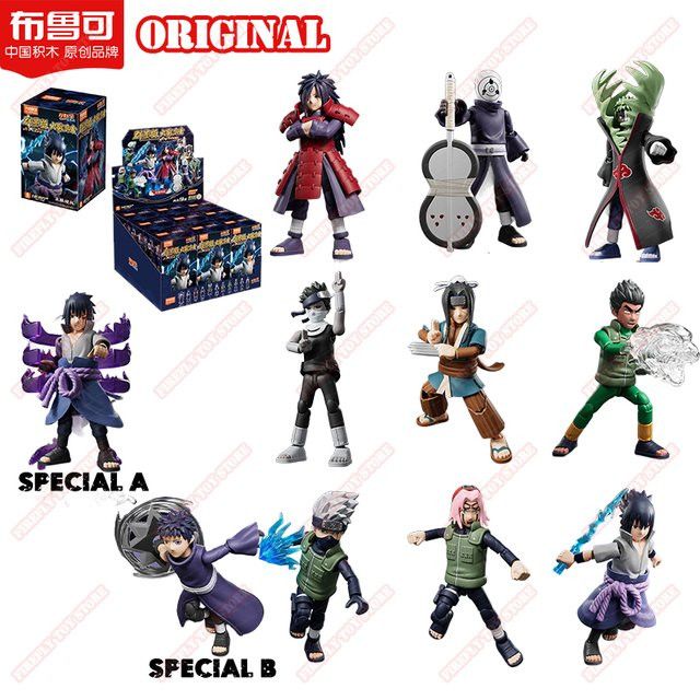Bandai Naruto Animation Actionfiguren Galaxy Vol.4 Set mit Sasuke, Sakura und Obito in Multicolor - Bild 1