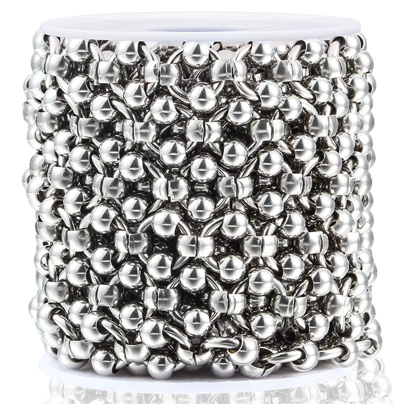 Ketten Charms Edelstahl, Silber, Unisex - Bild 2
