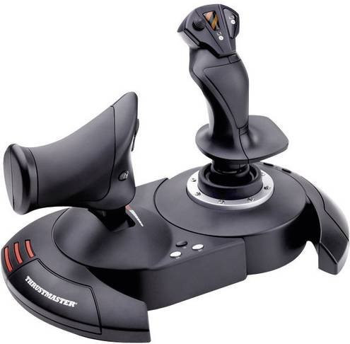 Thrustmaster T-Flight Hotas X Flugsimulator-Joystick für PC und PlayStation 3 in Schwarz - Bild 1