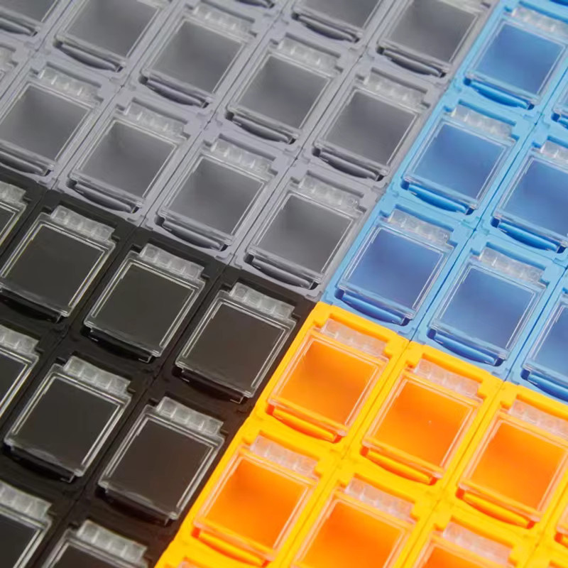 LISM Antistatische Aufbewahrungsbox aus Kunststoff für elektronische Komponenten in Blau - Bild 3