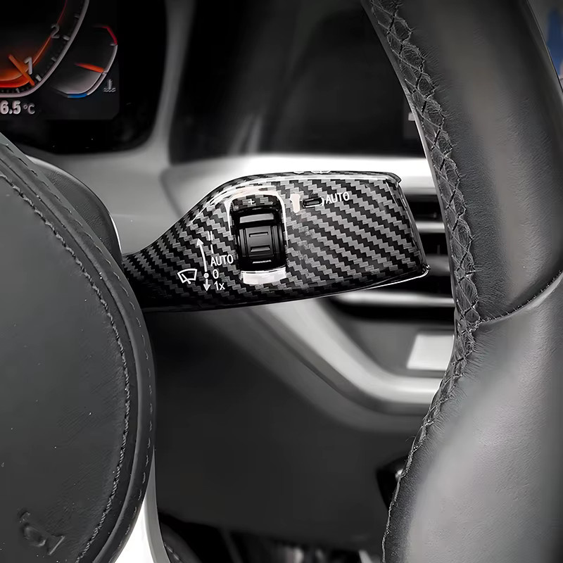 ATDTING Blinker und Scheibenwischermodul Abdeckung Trim in Schwarz für BMW 3 4 5 6 7 8 Serie X4 X6 Z4 M3 M4 M5 M8 - Bild 3