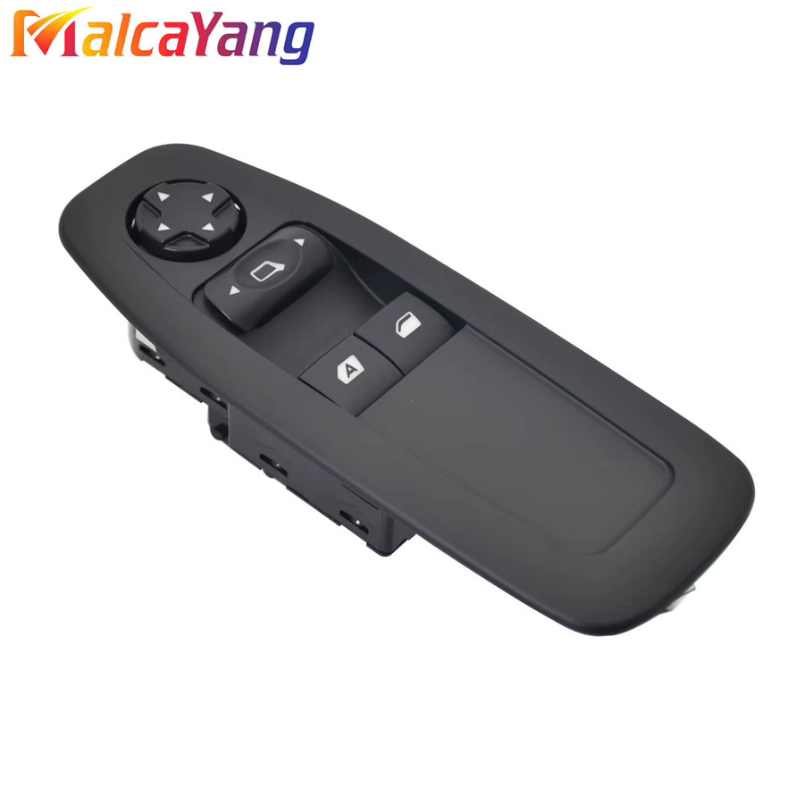 Malcayang Elektrischer Fensterheber Schalter Vorne Links Master Control Panel für Peugeot 208 und 3008/5008, Schwarz - Bild 4