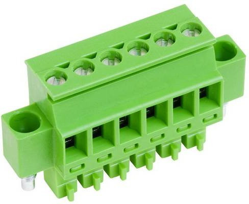 PTR Hartmann Leiterplattensteckverbinder Polzahl 9, Rastermaß 3.81mm, grün, 51700092021D - Bild 1