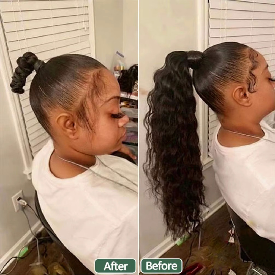 Tereshar Pferdeschwanz-Verlängerung, gewellt, Damen - Bild 4