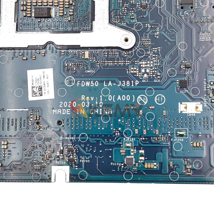 Dell Latitude 5510 Mainboard FDW50 LA-J381P mit Intel Core i5 oder i7 10. Gen CPU und DDR4 Support - Bild 5
