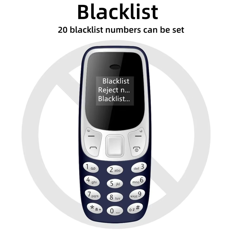 SERVO BM10 Mini-Handy in Pink mit 2 SIM-Karten, Bluetooth-Kopfhörer-Unterstützung und Sprachaufzeichnungsfunktion - Bild 4