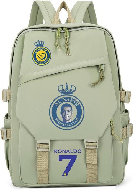 3-teiliges Schulrucksack-Set in Grün aus Oxford-Stoff mit Schultasche und Federmäppchen - Bild 1