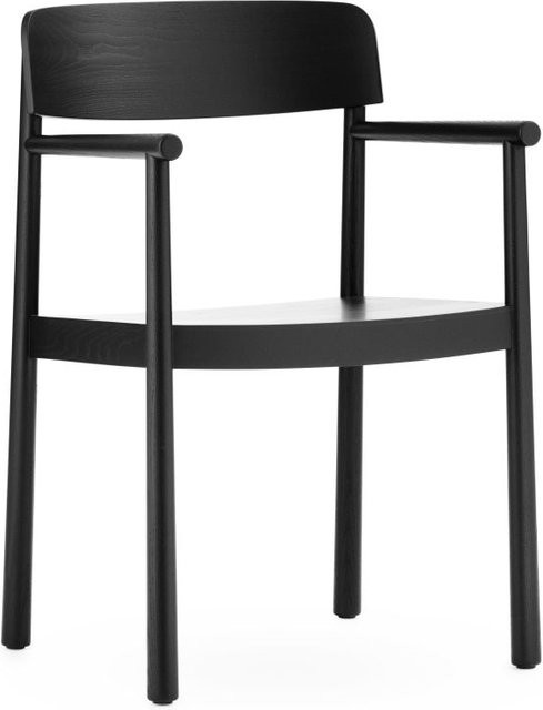 Normann Copenhagen Timb Armlehnstuhl in Schwarz Matt - Bild 1