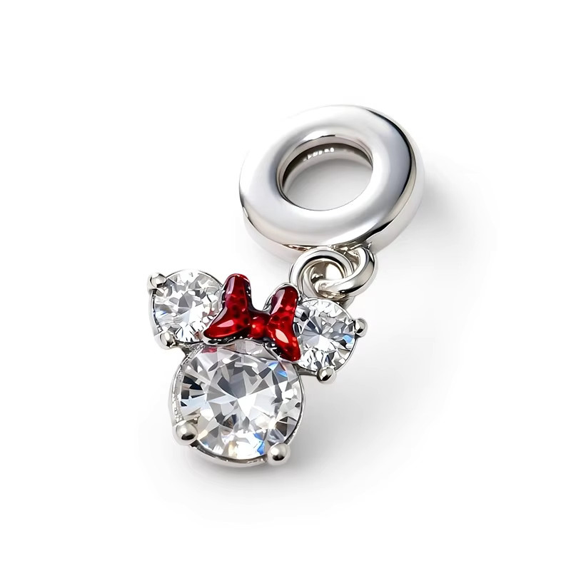 Potdemiel Charms Perlenanhänger, Maus, Enten, Elefant, Kristall, Perle - Bild 2