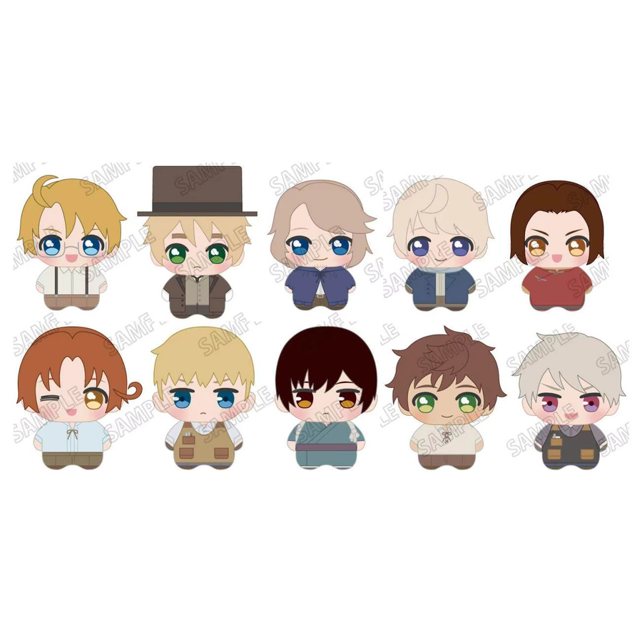 Bandai Hetalia Plüsch-Schlüsselanhänger Kollektion, Bunt / Mehrfarbig - Bild 3