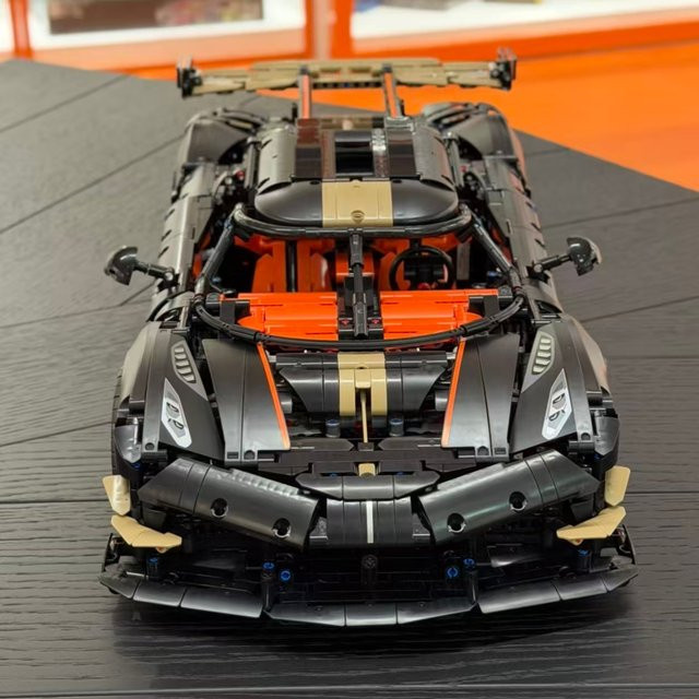 Hot Toys HighTech Track Rennwagen Supercar Megacar, Baustein-Puzzle-Modell, 4104 Teile - Bild 1