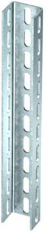 OBO Bettermann U-Stiel Grau B/H: 70,00 mm x 50,00 mm, Länge: 3 m - Bild 1