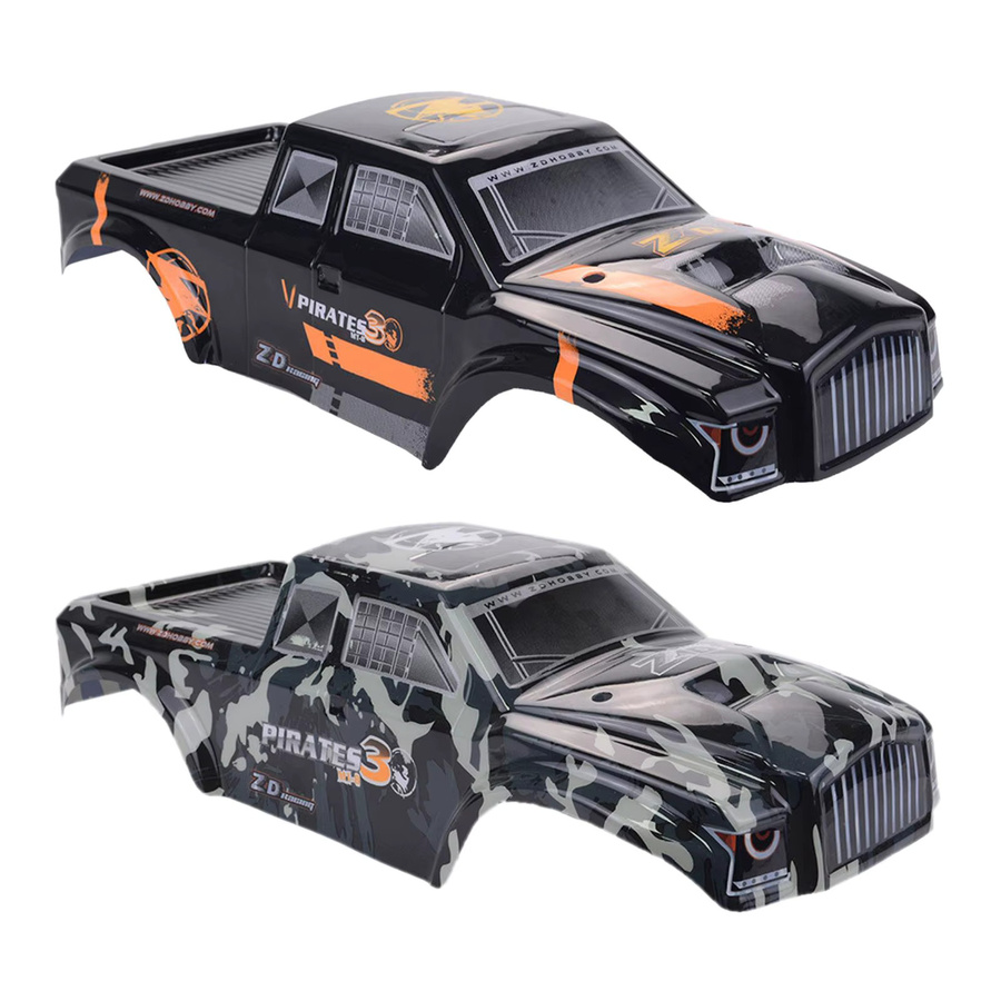 ZD Racing 9116 RC Truck Karosserieabdeckung, 1:8, Ersatzteile - Bild 4