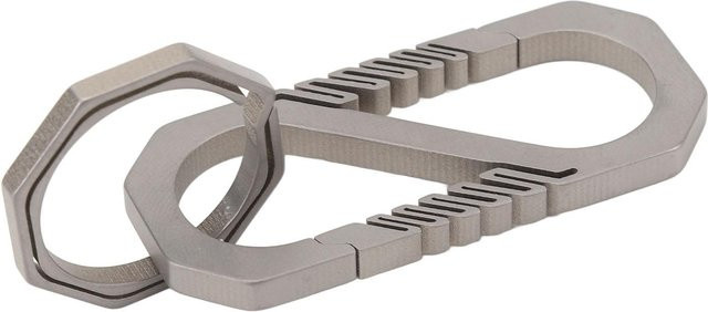 Fishine Schlüsselanhänger Clip, Titanlegierung, gray, Unisex - Bild 1