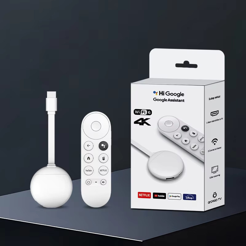 Mortal Q2 Ultra Smart 4K Google TV Stick mit Android 14, Wifi 6, Bluetooth und Sprachfernbedienung, 2/16G, Allwinner H313 - Bild 2