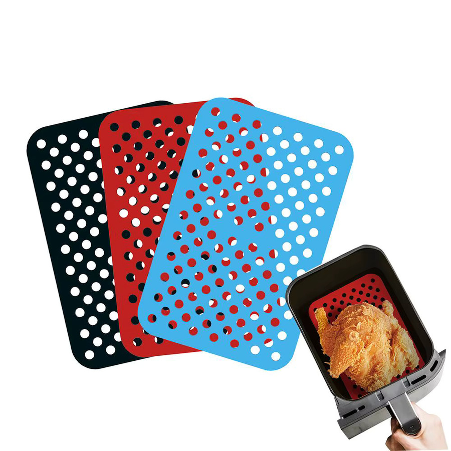 Ninja Silikon Backmatte für Heißluftfritteusen DZ201, Antihaft-Backmatte in Blau/Mehrfarbig - Bild 4