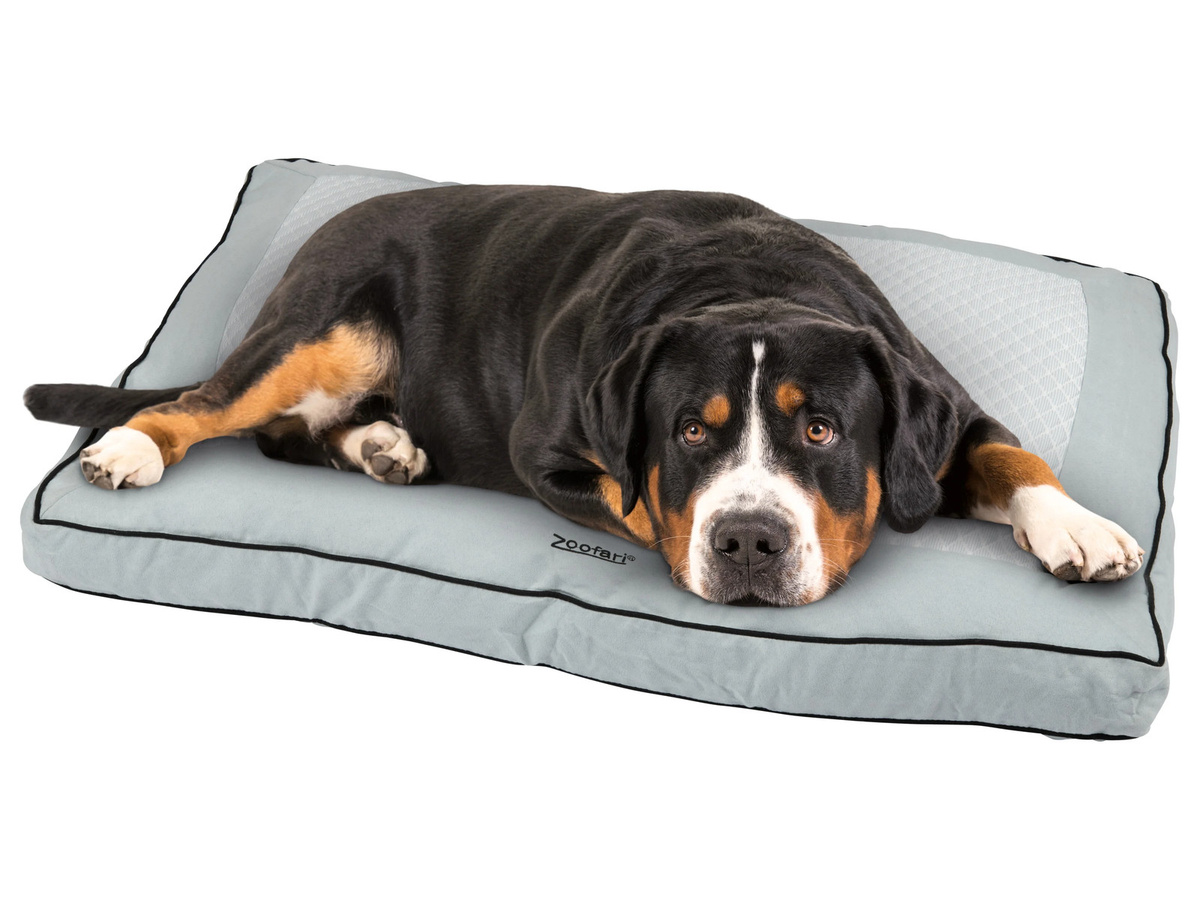 ZOOFARI Hundebett grau, wärmend und kühlend, B/T/H: 60 x 76,7 x 15 cm - Bild 2