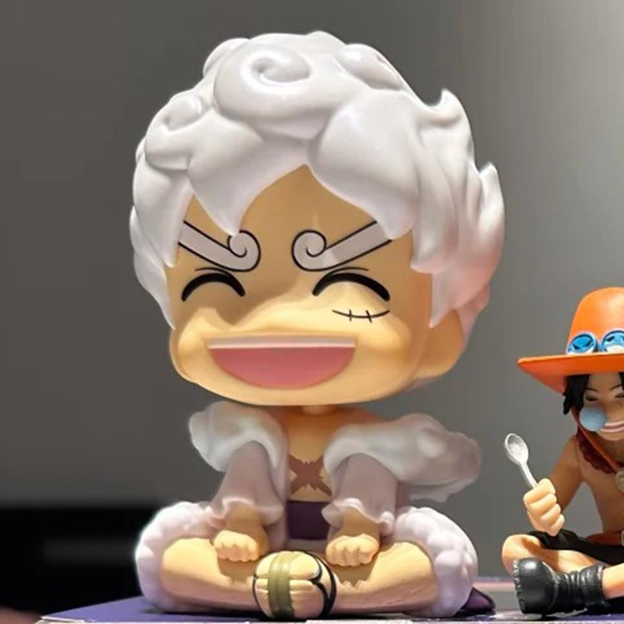 Yiran toy 1 One Piece Gear 5 Monkey D. Luffy Actionfigur Q-Version 14+y - Bild 2