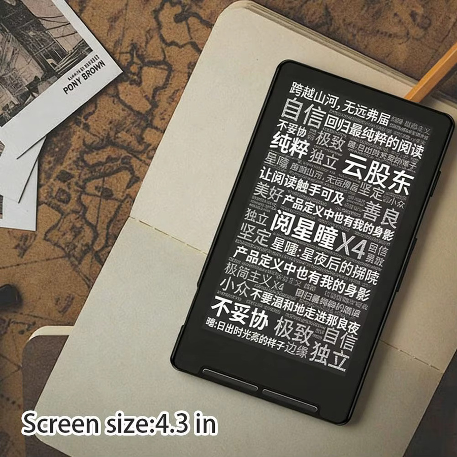 XTEINK X4 Ultra-Slim E-Reader mit 4,3-Zoll-Tintenbildschirm und magnetischem Design in Schwarz - Bild 4