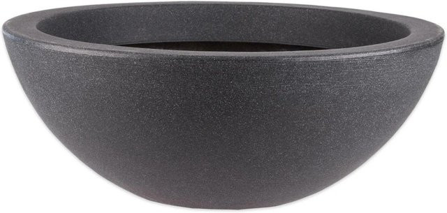 BigDean XXL Pflanzschale und Wasserschale in Anthrazit mit Steinoptik aus Kunststoff, Höhe: 52 cm, Breite: 19 cm - Bild 1