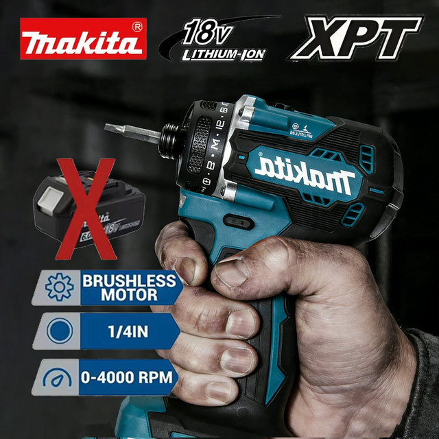 Makita Akku-Schlagschrauber in Blau mit 180 Nm Drehmoment, 3800 IPM und 4000 U/min für 18V LXT Akkus - Bild 1
