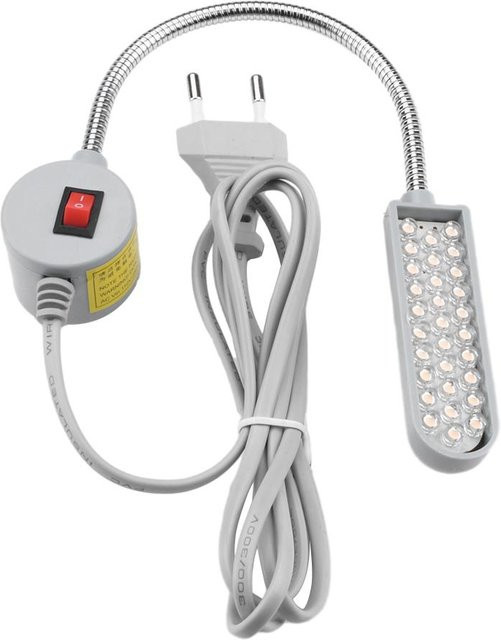 Dimmbare LED Industrielle Nähmaschinen Beleuchtung mit 30 LEDs und flexiblem 360 Grad Schwanenhals - Bild 1