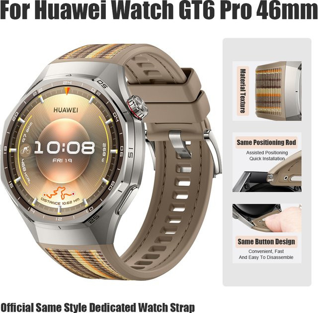 Huawei Uhrenarmband Silikon, Unisex - Bild 1