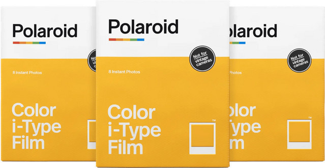 Polaroid i-Type Color Instant Fotopapier für Sofortbildkameras, Multicolour, 24 Stück - Bild 1