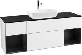 V&B Waschtischunterschrank Finion in Weiß lackiert, Breite: 160 cm - Bild 1