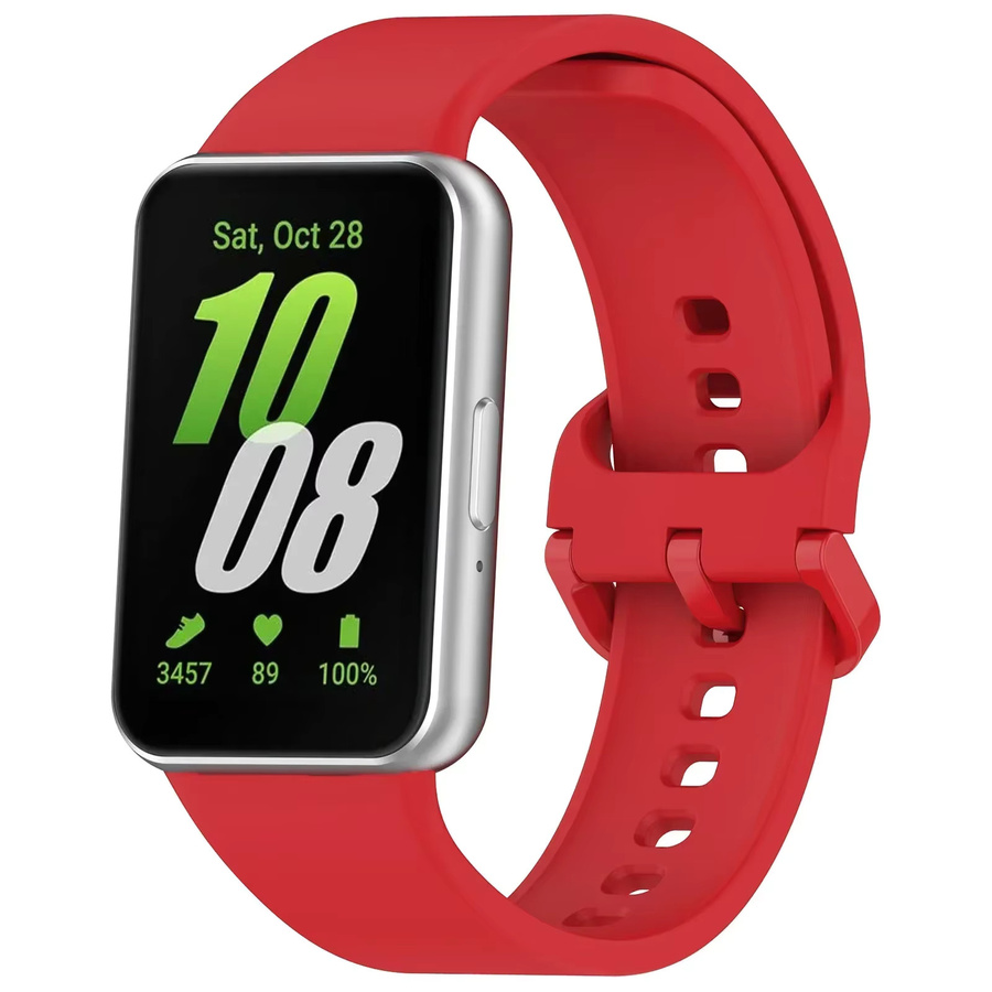 Samsung Silikonarmband, Schwarz, Samsung Galaxy Fit 3 - Bild 3