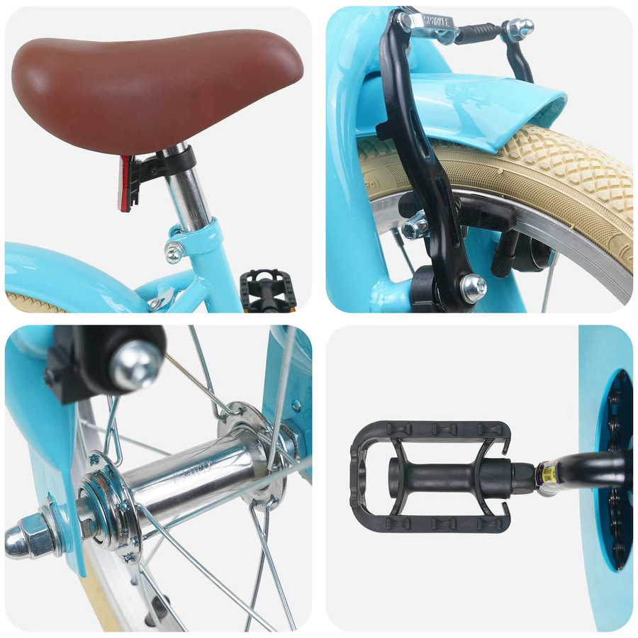 VD Home Furnishing Kinderfahrrad 12 Zoll Himmelblau - Bild 2