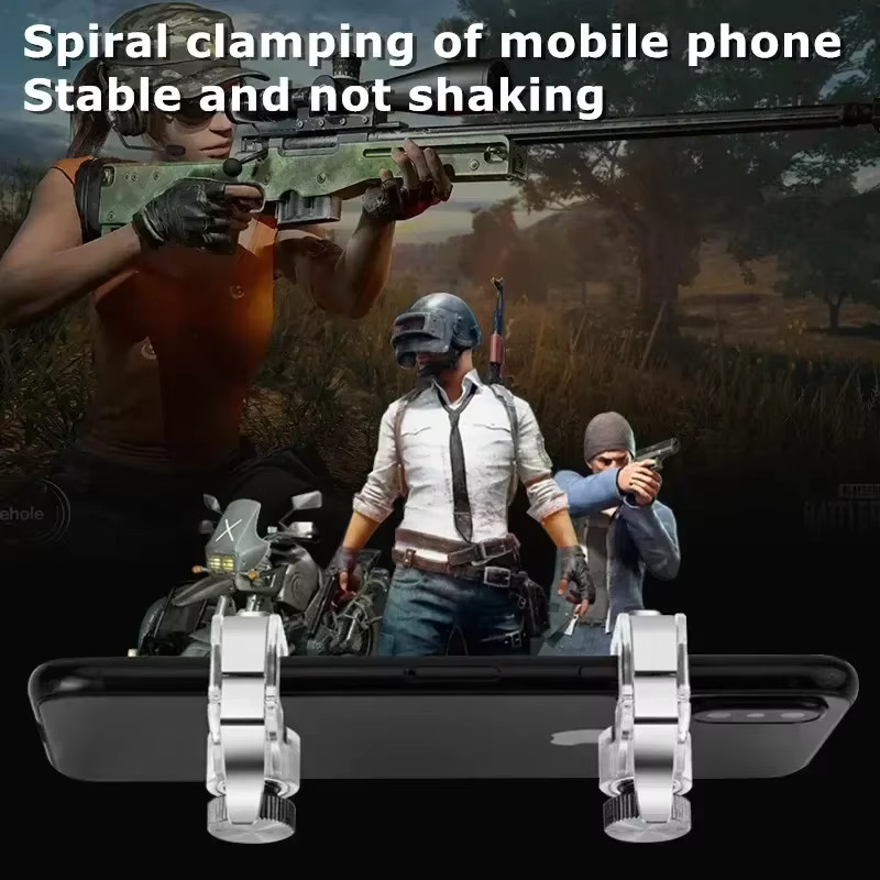 R11 Handy Gaming Trigger für PUBG und Free Fire, 4-Finger Controller Joystick für iPhone und Android Universal - Bild 5