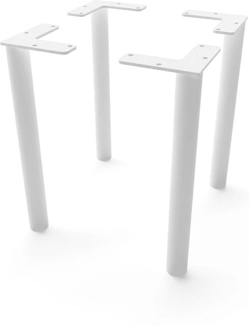 HEVVA Möbelfüße LINZ Weiß, 4er Set, Höhe: 25 cm - Bild 1