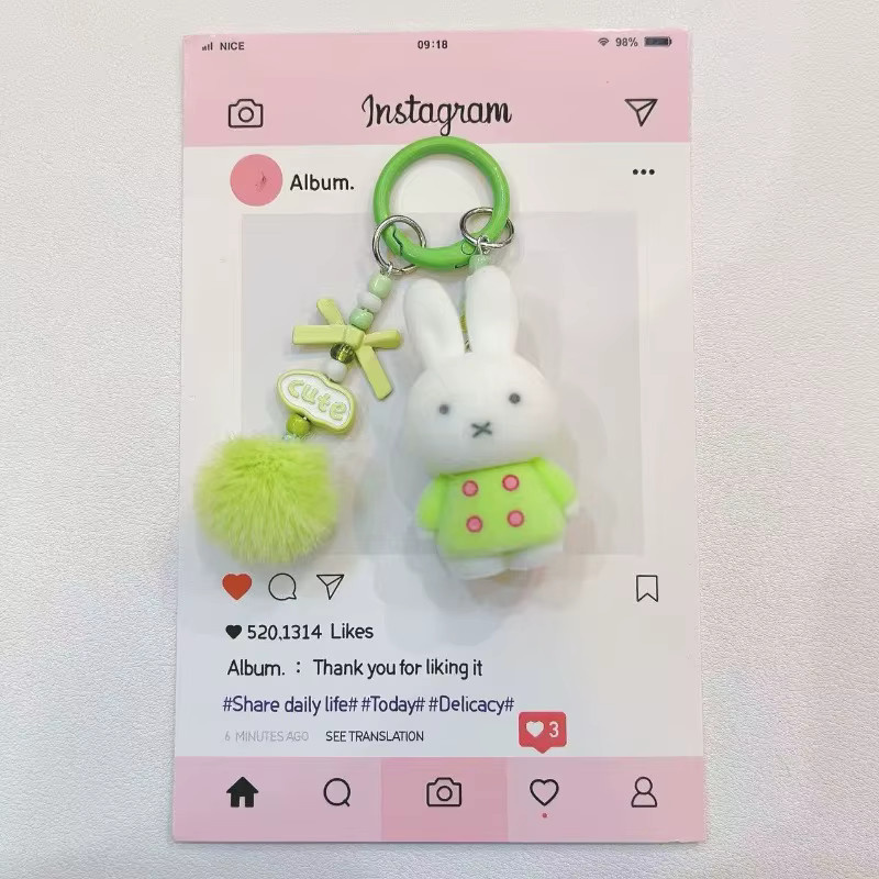 Miffy Plüsch-Schlüsselanhänger, Unisex - Bild 3