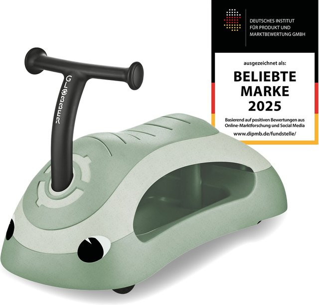 Globber Walk n' Roll 2in1 ECO Lauflernwagen Schiebeauto Rutschauto Pistazie - Bild 1