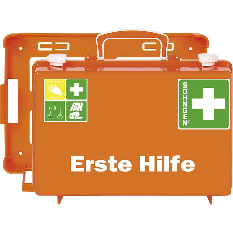 Söhngen Erste Hilfe Koffer DIN 13157 Orange B/T/H: 31,0 x 21,0 x 13,0 cm - Bild 3