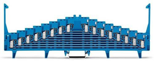 WAGO Rangierklemme 727-134/004-000 Zugfeder 7,62 mm Blau 25 Stück - Bild 1