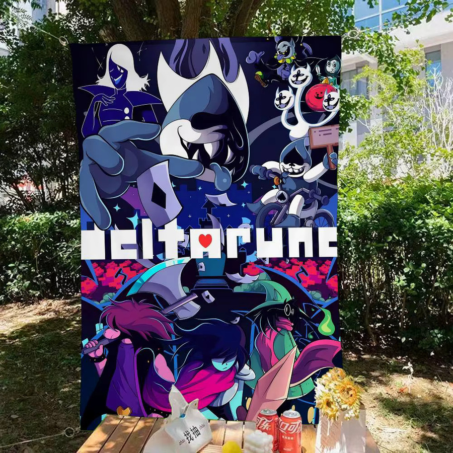 Deltarune Game Banner Kunstdruck als japanische Wandflagge von Potdemiel in Multicolour - Bild 4