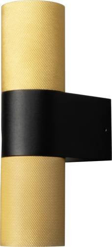 Konstsmide Temi 7667-758 Außenwandleuchte GU10 14W in Schwarz/Gold - Bild 1