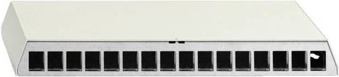 Rutenbeck PP-UM A-16 Ap rw 16 Port Patch-Panel in Weiß - Bild 1