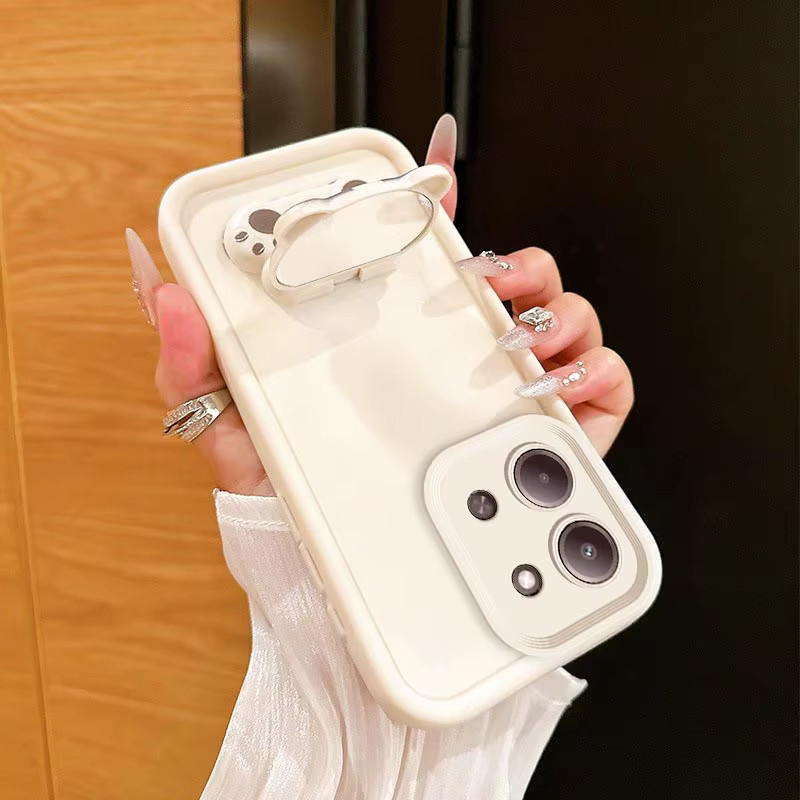 Xiaomi Sky Eye Silikon Handyhülle mit Lanyard für Redmi 14C 13C 12 10 9 9C A5 A3 14C A3X 10Prime 15C 9CNFC in Weiß - Bild 2