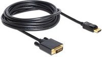 Delock Adapterkabel DisplayPort 1.1 auf DVI 24+1 in Schwarz - Bild 1