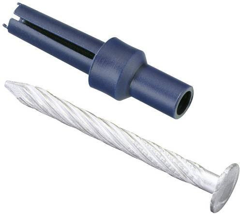 Spelsberg Befestigungsnagel aus Stahl und Nylon in Blau, 1800 Stück - Bild 1