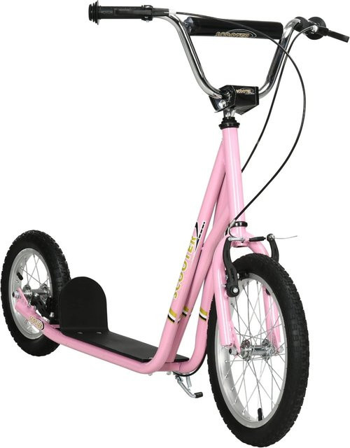 HOMCOM Kinderroller pink Kickboard - Bild 1