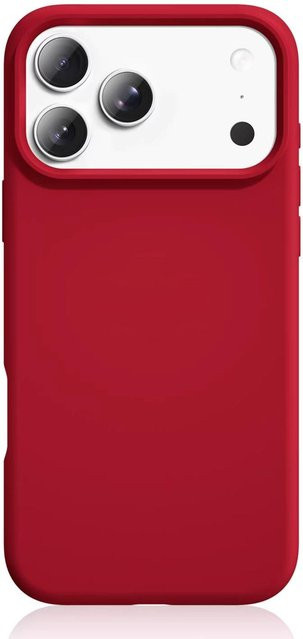 Apple Flüssigsilikon-Handyhülle für iPhone 17, iPhone 17 Pro, iPhone 17 Pro Max, iPhone 16 Pro, iPhone 16 Pro Max in Rot mit matter Rückseite - Bild 1